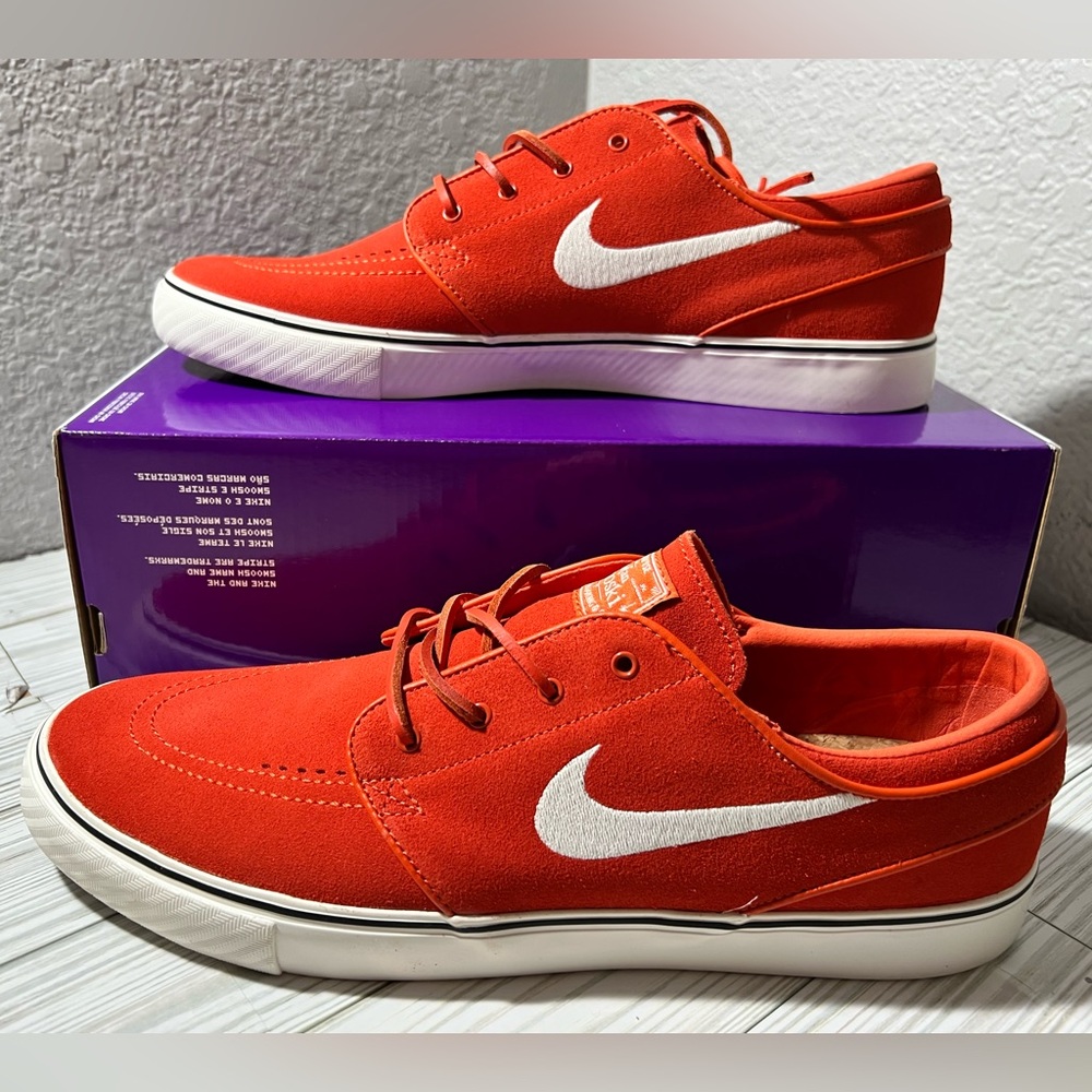 Nike SB‎ Zoom Janoski OG+ Men's skate shoe sneaker orange Size 11.5 FD6757 800